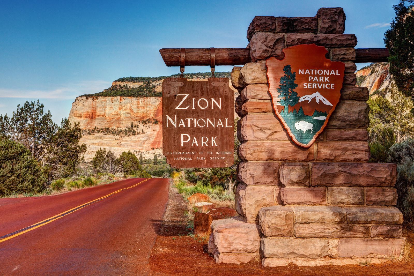 zion national park near st george utah